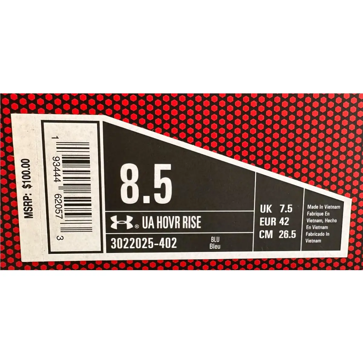 Under Armour shoes - Under Armour Rise - Rise - 3022025-402 - Blue (UPC: 193444620573) 8