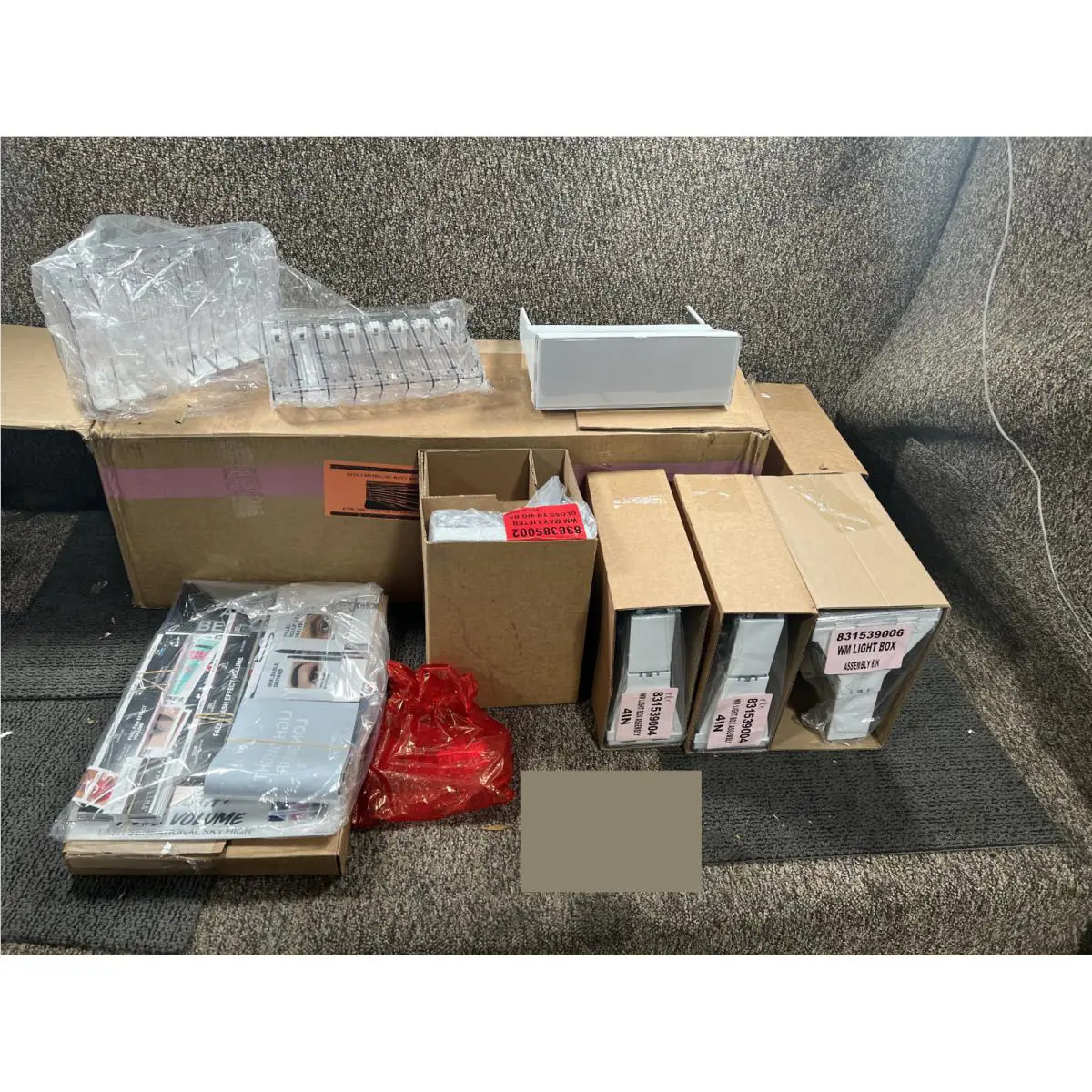 Maybelline Wire Storage Box w/ WM Light Box Assembly 4in 6in 8300099806