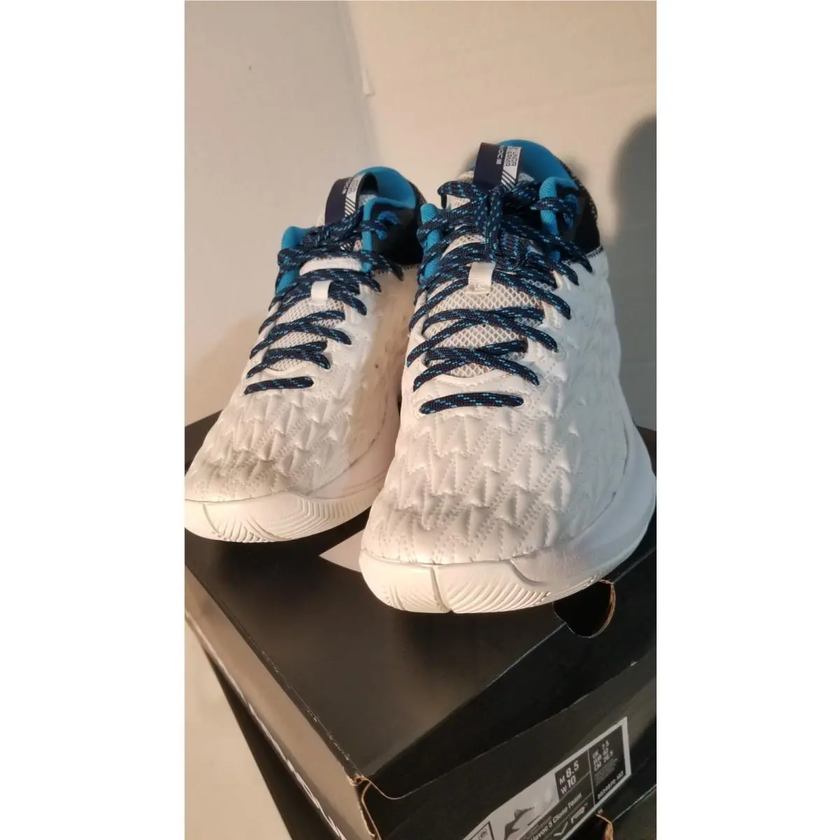 Under Armour shoes - HOVR 5 Havoc Clone - HOVR Havoc Clone - White/Midnight Navy/White (UPC: 195253713637) 4
