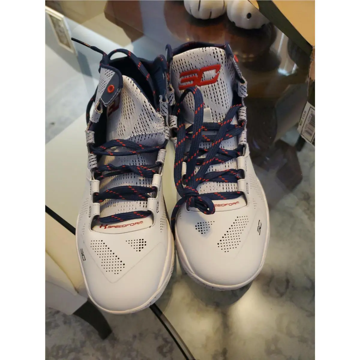 Under Armour shoes - Under Armour Steph Curry -403 - 1259007-105 - White 7