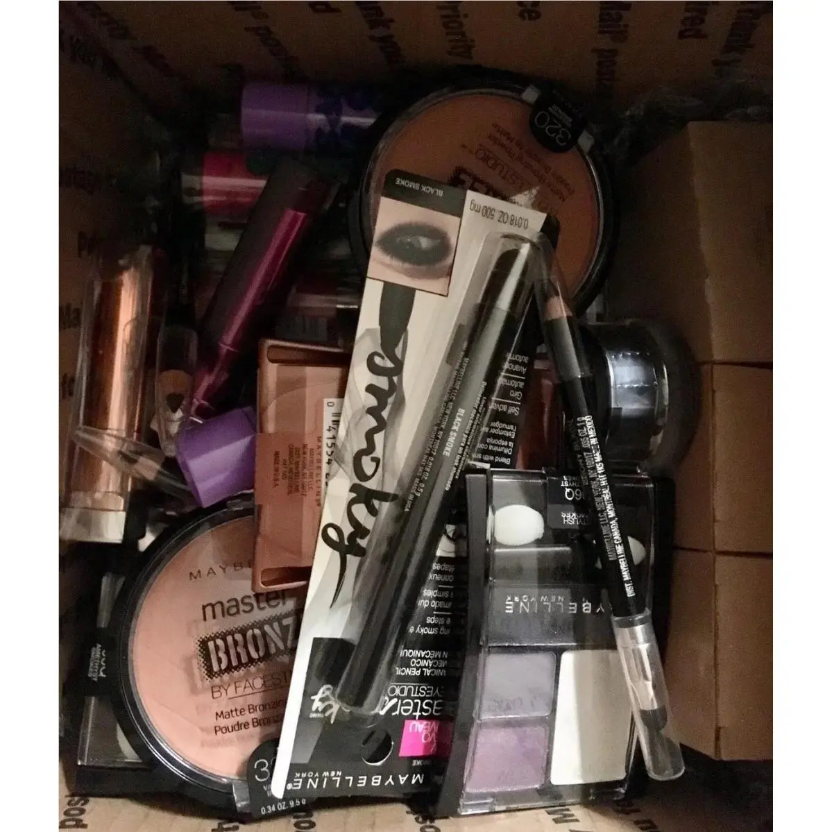Lot Of 50 Pcs Maybelline Makeup Cosmetics Mixed Lot New Variety