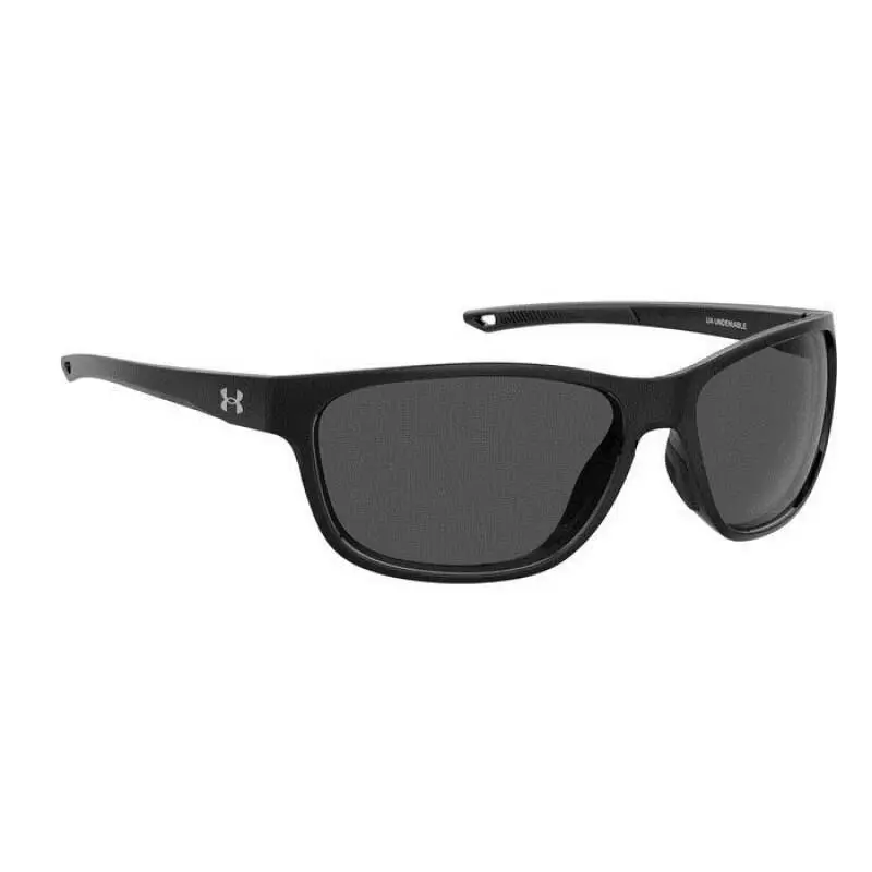 Under Armour Black Plastic Frame Lenses Sunglasses UA-UNDENIABLE-807KA 61-15-130 - Black, Frame: Black, Lens: Black