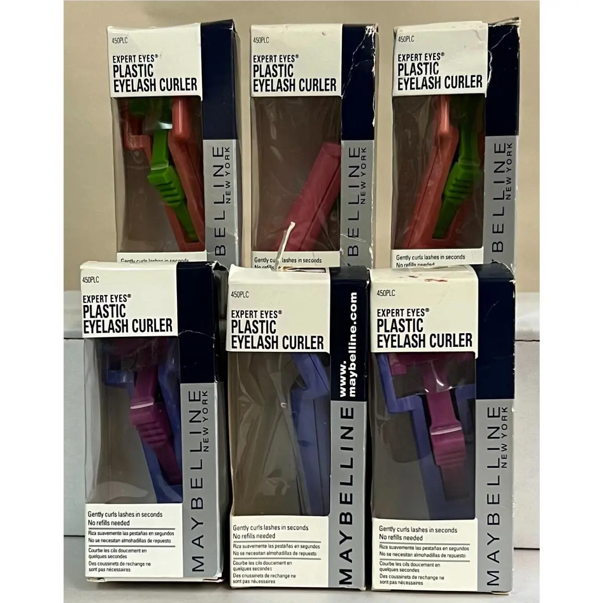 12 Maybelline Expert Eyes Plastic Eyelash Curler 450 Plc Please Read Below