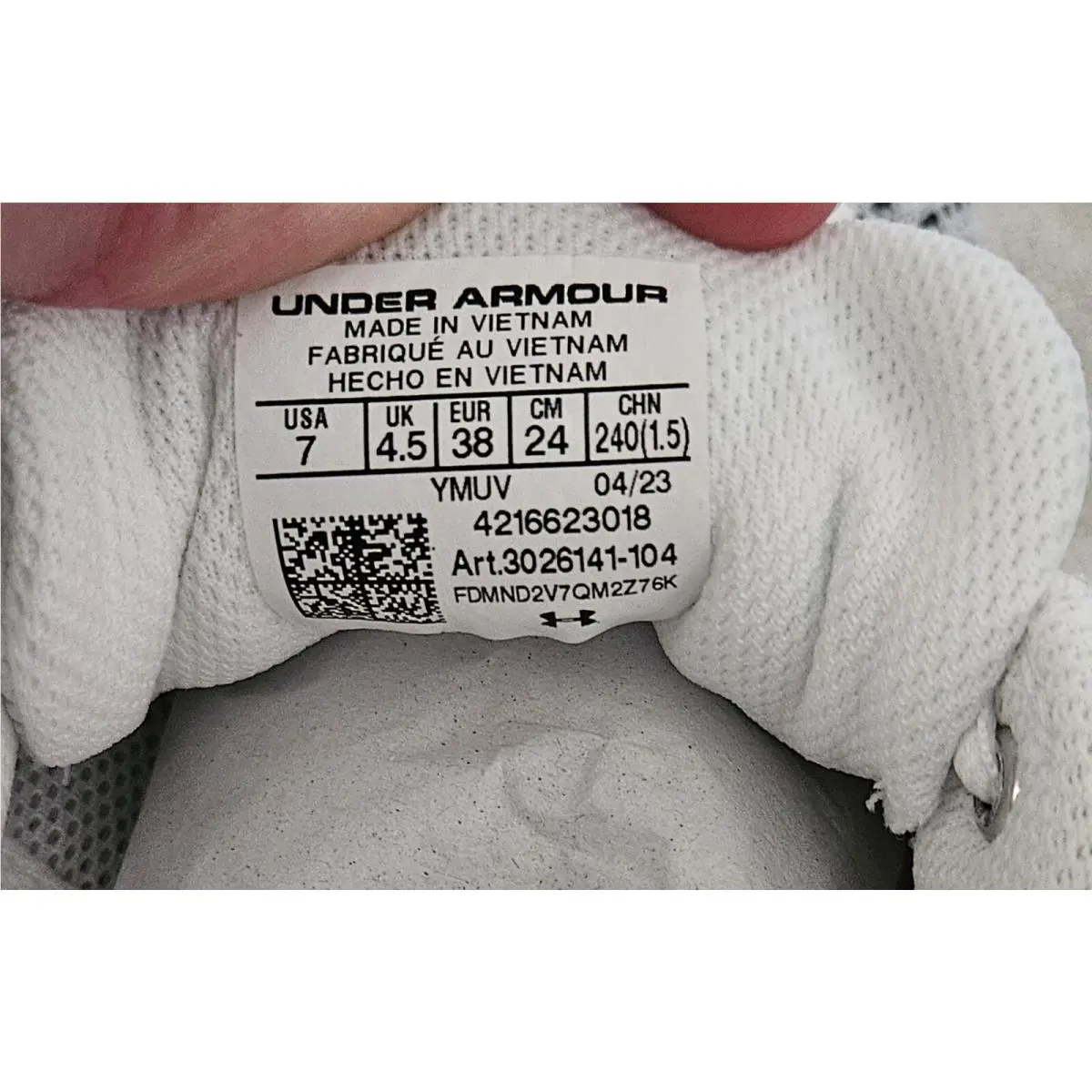 Under Armour shoes - Under Armour HOVR Intake 6 - 3026141-104 - Gray 3