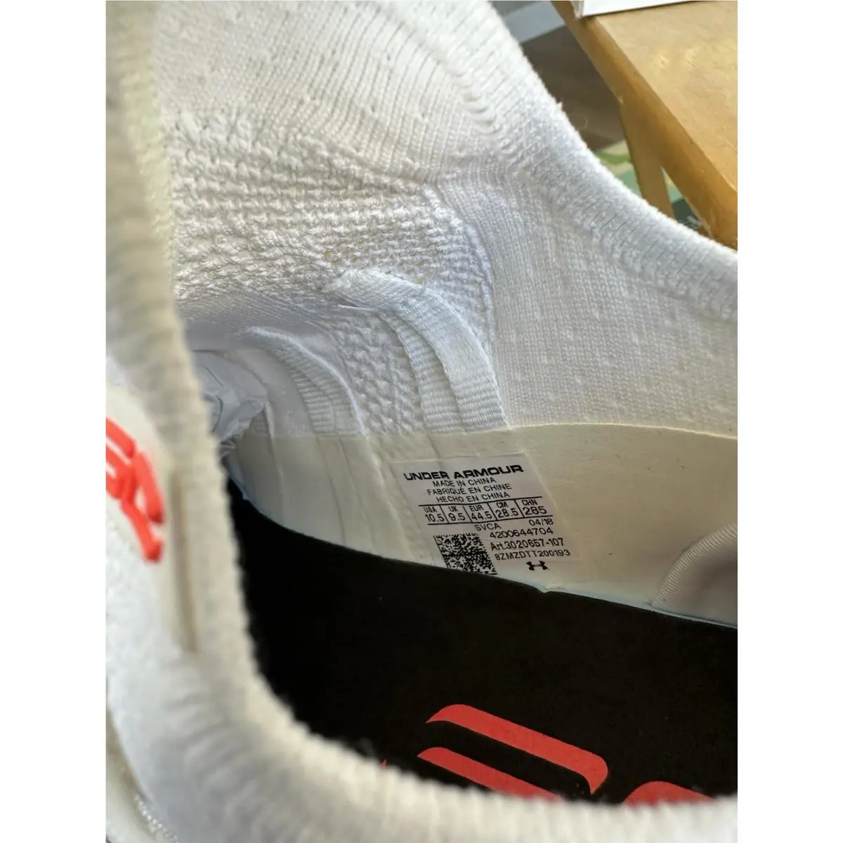 Under Armour shoes - Under Armour Curry 5 - Curry - 3020657-107 - White, Manufacturer: White/Neon/Coral 9