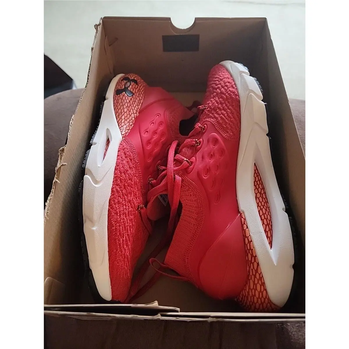 Under Armour shoes - Under Armour HOVR Phantom 2 - 3025194-600 - Red / White 6