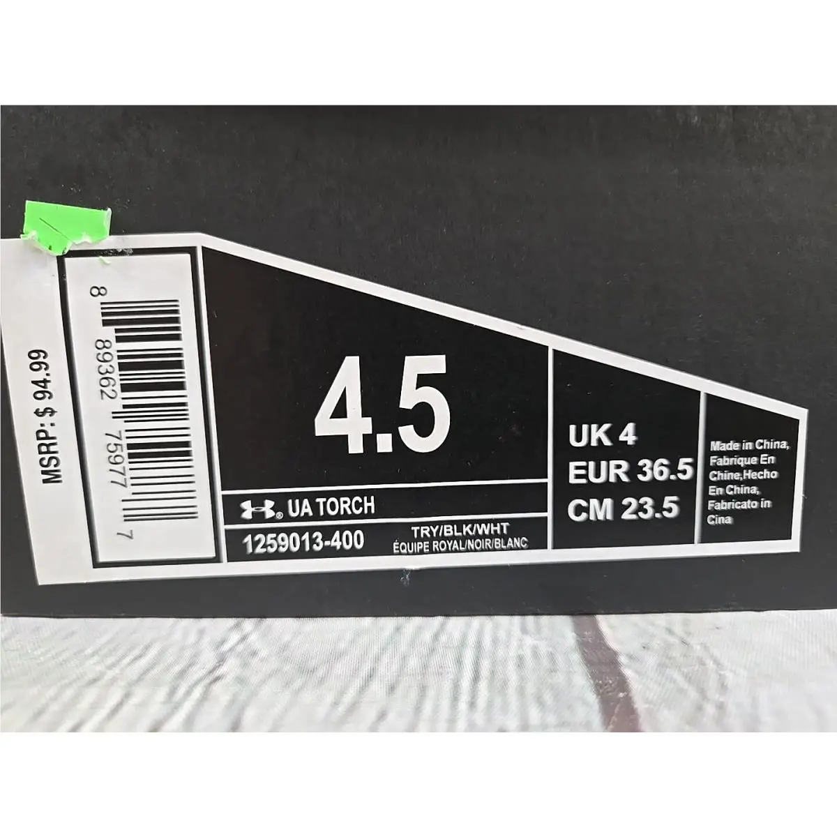 Under Armour shoes - 1259013400 - 1259013-400 - Blue (UPC: 889362759777) 11