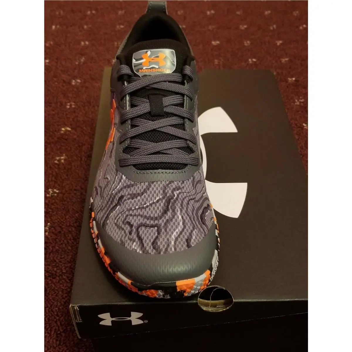 Under Armour shoes - Under Armour MAINSHOCK GS 3022865-100 - Gray 6