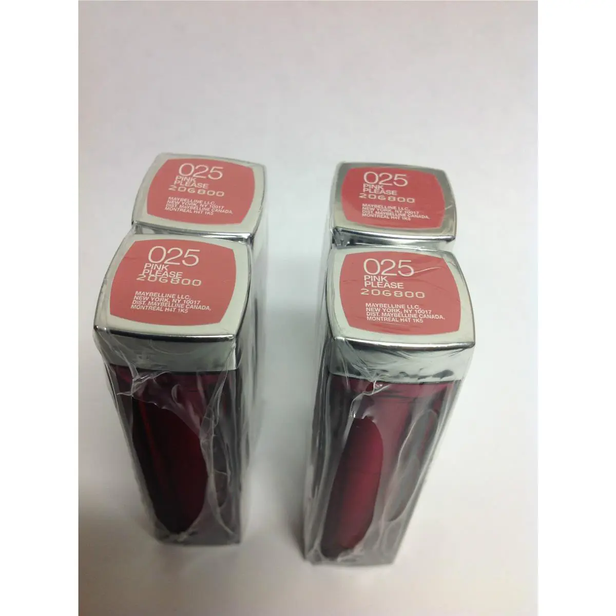 4 X Maybelline Color Sensational Lipstick Pink Please 025 New