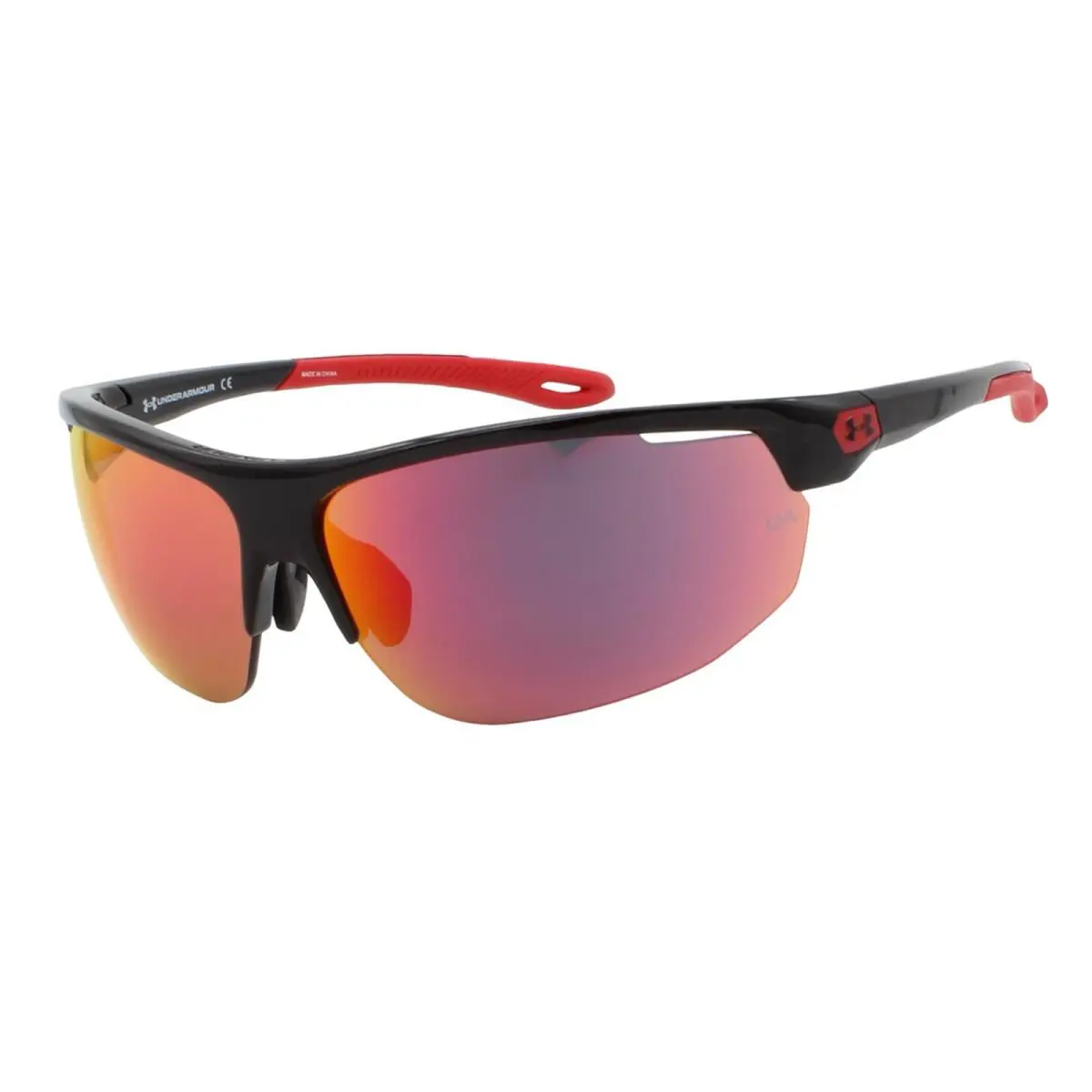UA 0002/G/S 807B3 Black Mirror Sports Men`s Sunglasses 71-09-130 by Under Armour