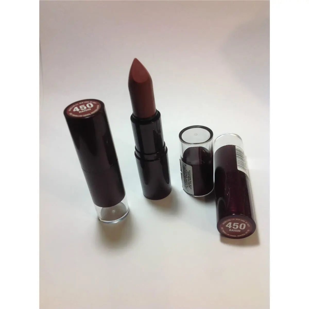 3 X Maybelline Mineral Power Lipcolor Lipstick Raisin 450 New