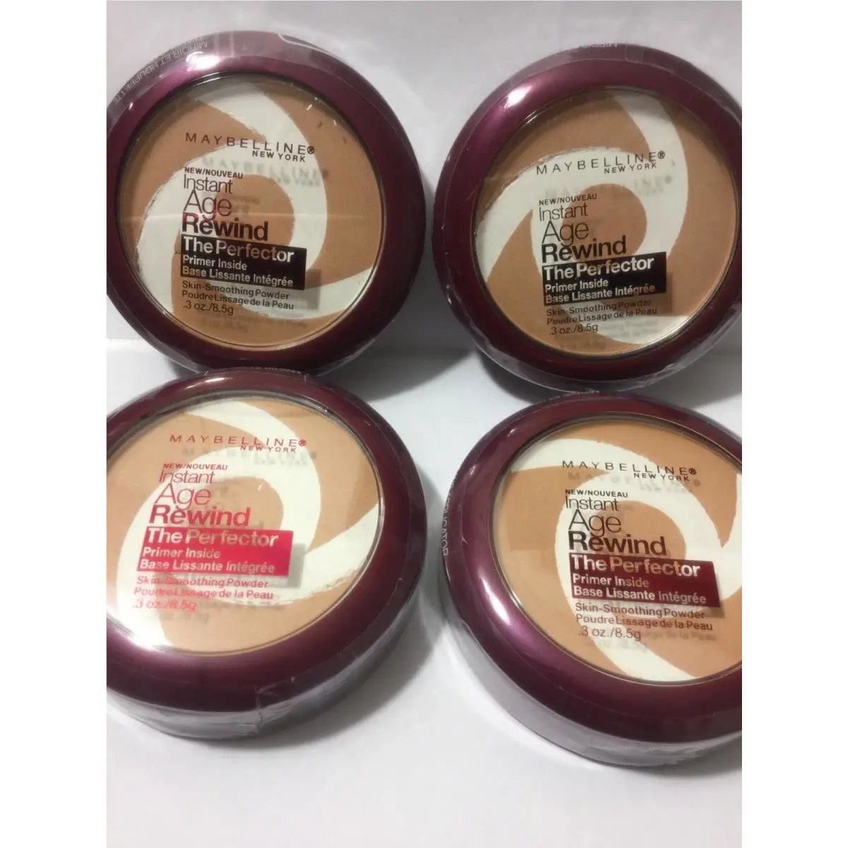 4 X Maybelline Instant Age Rewind The Perfector Powder Light/medium 30
