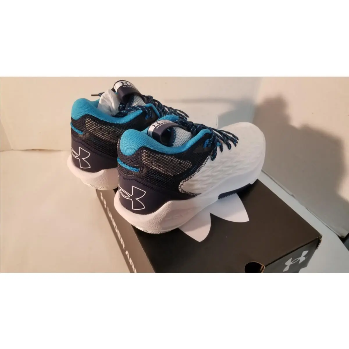 Under Armour shoes - Under Armour HOVR Havoc - HOVR Havoc - White/Midnight Navy/White (UPC: 195253713637) 3