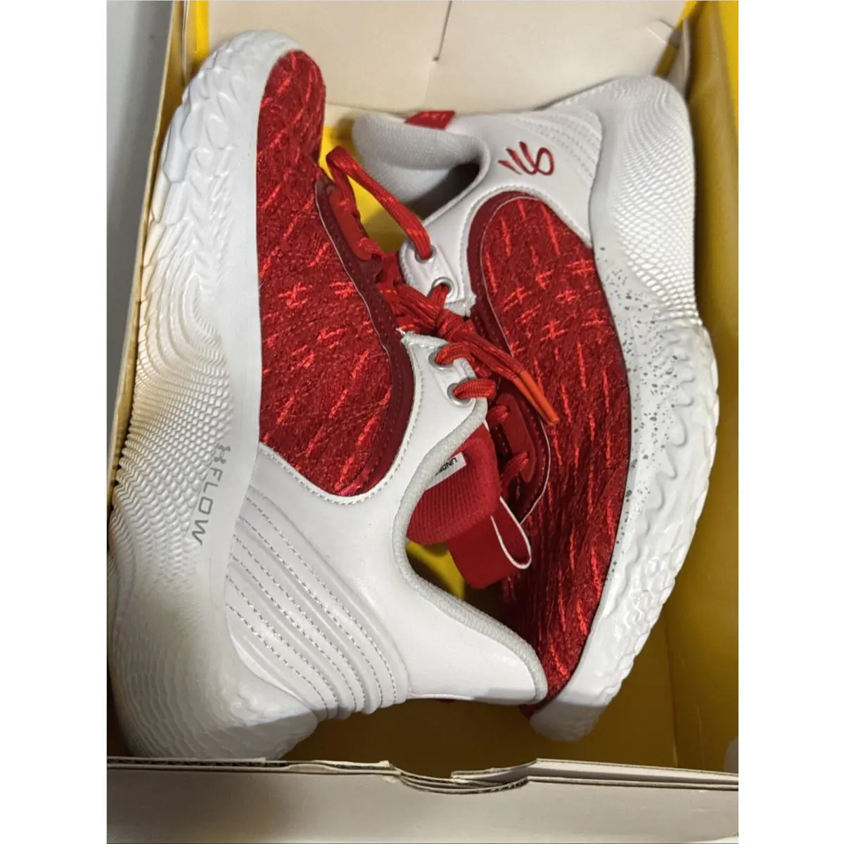 Under Armour shoes - Under Armour Curry Flow - Curry Flow - Red (UPC: 0196039308771) 5