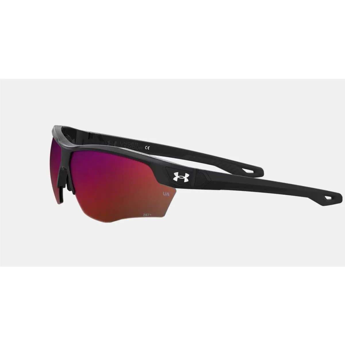 Under Armour UA Yard Dual Sport Sunglasses Shiny Black/infrared 1381107-002