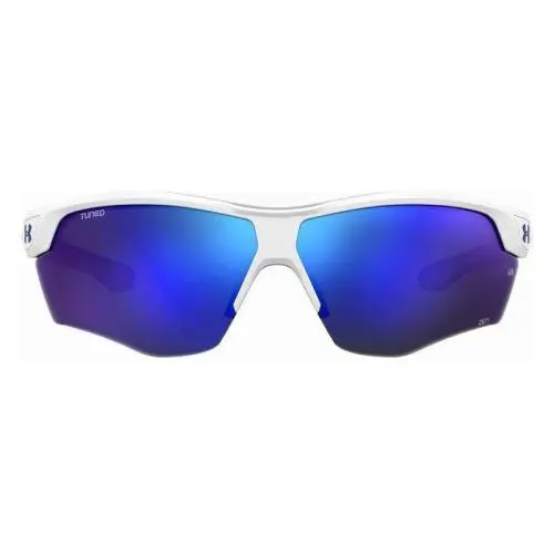 UA Yard Dual Sunglasses Male Matte White Blue 76mm by Under Armour
