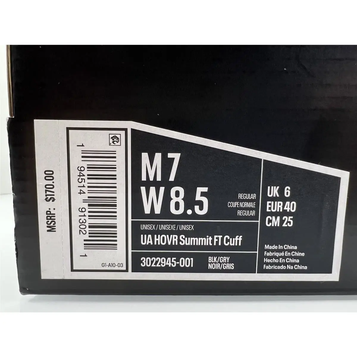 Under Armour shoes - Hovr Summit - Hovr Summit - 3022945-001 - Black 10
