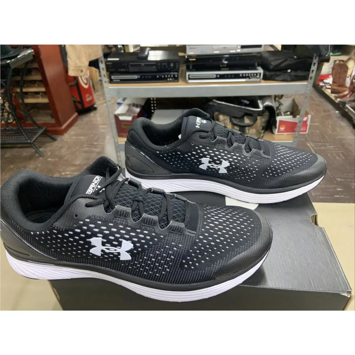 Under Armour shoes - Charged Bandit 4 - Charged Bandit - 3020321-001 - Black (UPC: 191633885796) 1