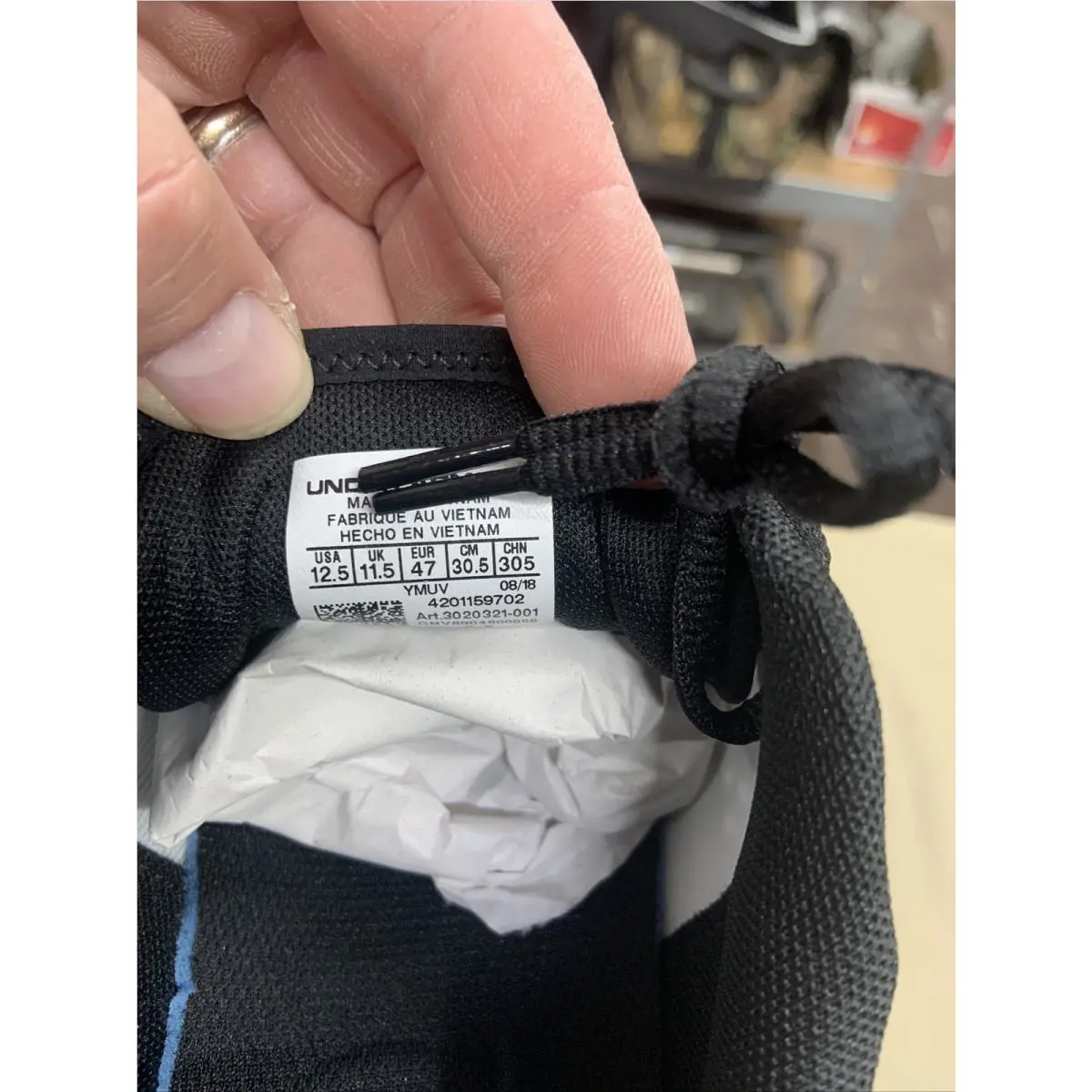 Under Armour shoes - Charged Bandit 4 - Charged Bandit - 3020321-001 - Black (UPC: 191633885796) 4