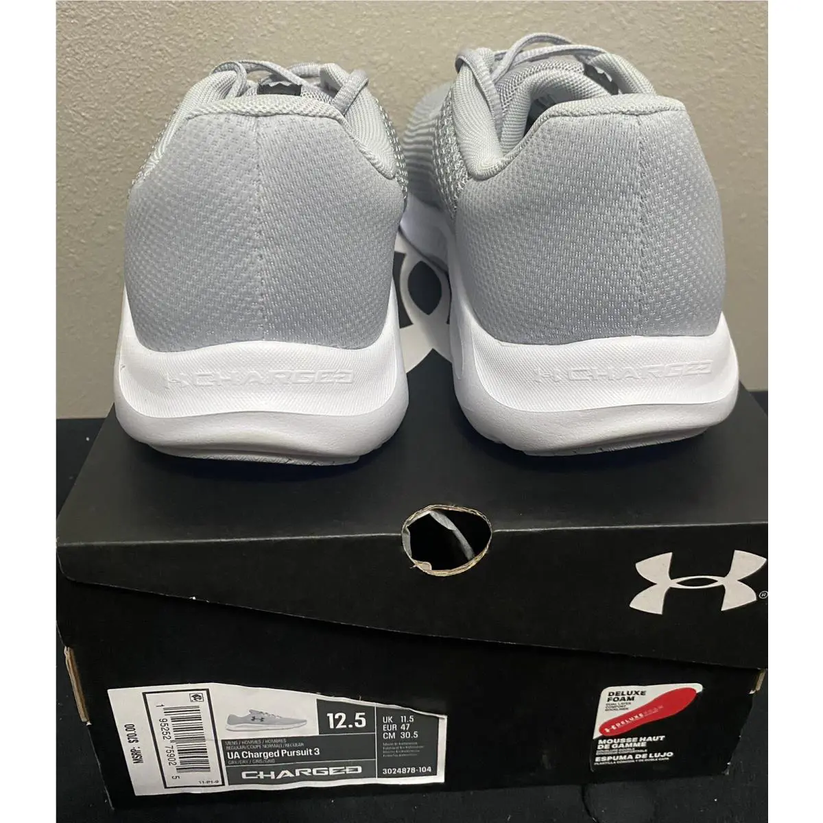 Under Armour shoes - Under Armour Charged Pursuit 3 - White 2