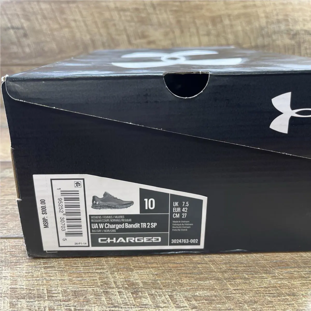 Under Armour shoes - Under Armour Charged Bandit 2 - 3024763-002 - Black 5