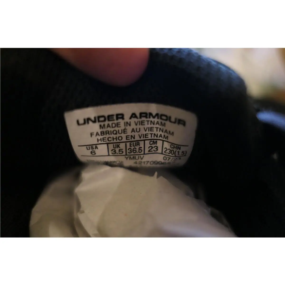 Under Armour shoes - Under Armour HOVR Sonic - HOVR Sonic - vs-131237 - Black (UPC: 196040273570) 2