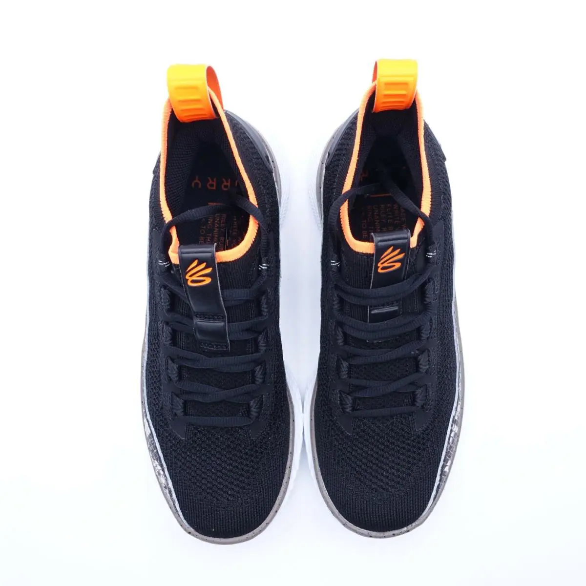 Under Armour shoes - Under Armour Curry Flow 8 - 3024429-005 - Black, Manufacturer: Black/White/Orange (UPC: 194514277307) 3