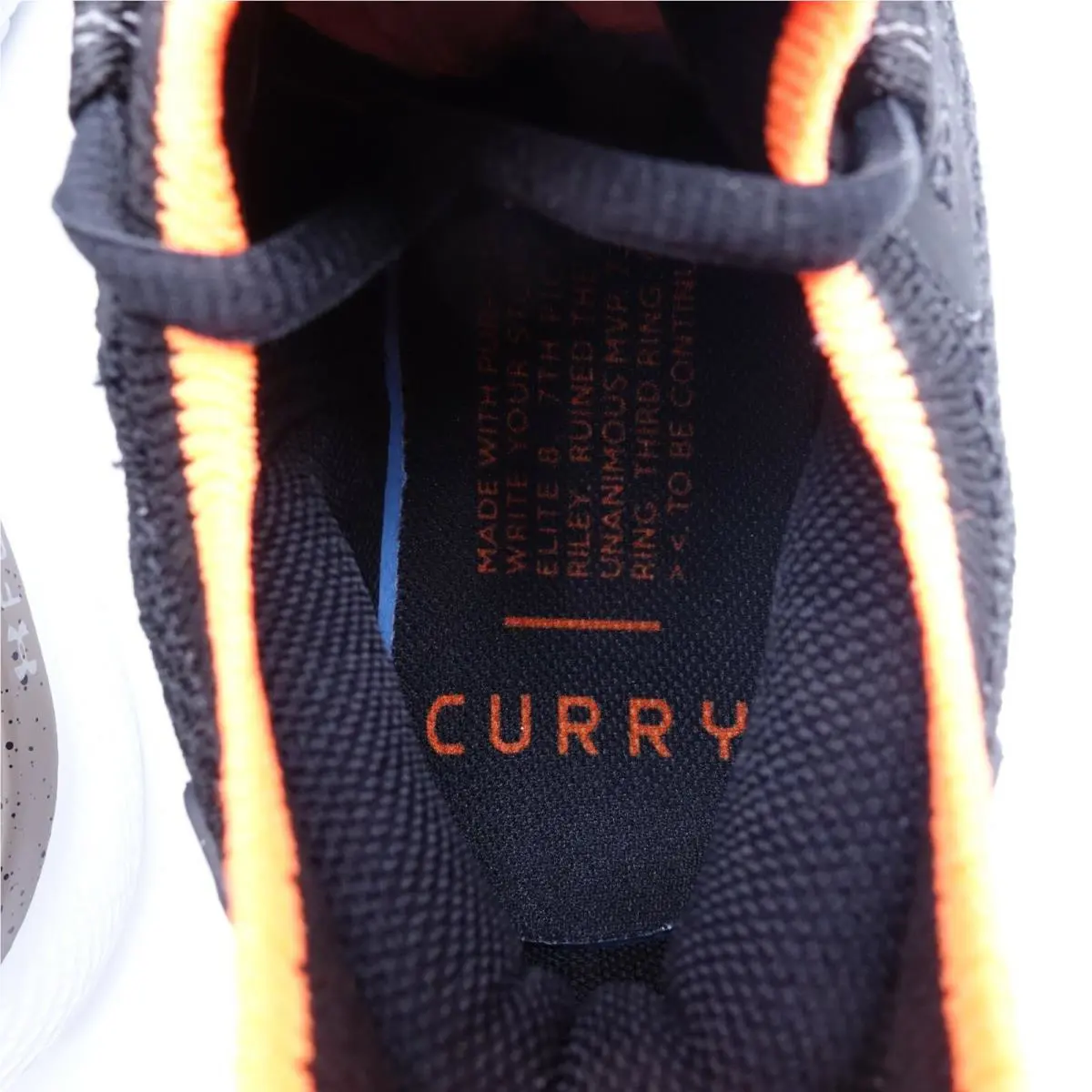 Under Armour shoes - Under Armour Curry Flow 8 - 3024429-005 - Black, Manufacturer: Black/White/Orange (UPC: 194514277307) 4