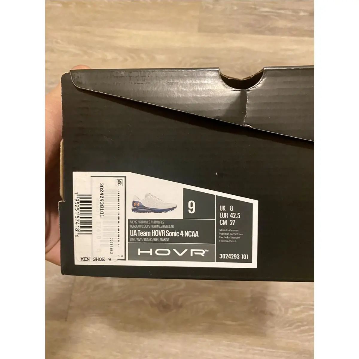 Under Armour shoes - Under armour HOVR Sonic - HOVR Sonic - 3024293-101 - White-Navy (UPC: 195251574186) 10