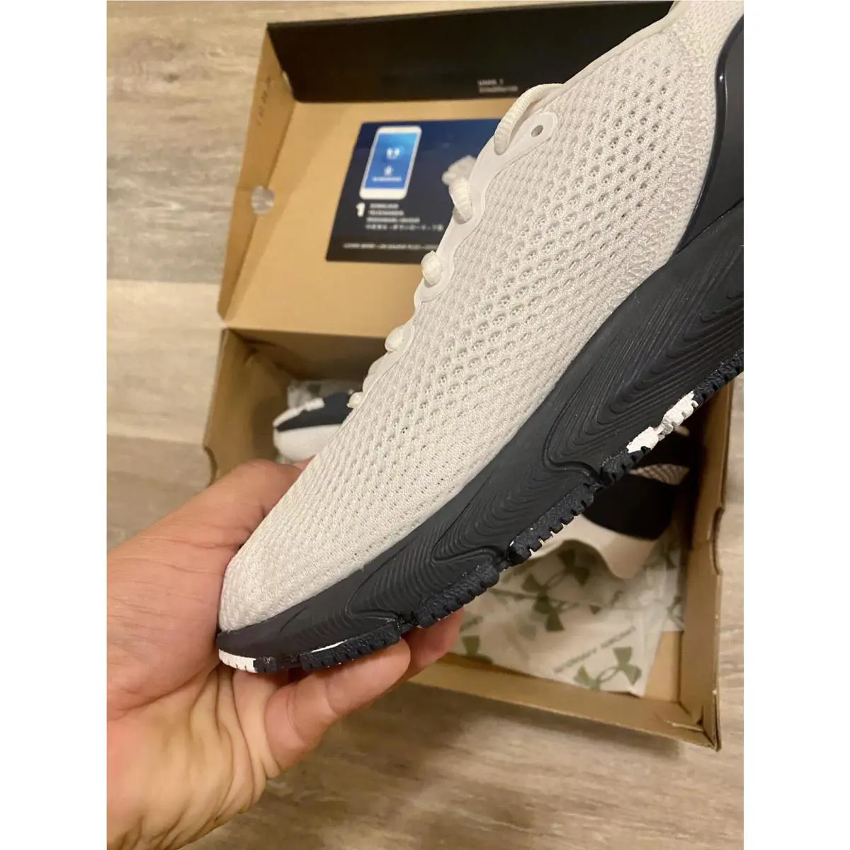 Under Armour shoes - Under armour HOVR Sonic - HOVR Sonic - 3024293-101 - White-Navy (UPC: 195251574186) 2