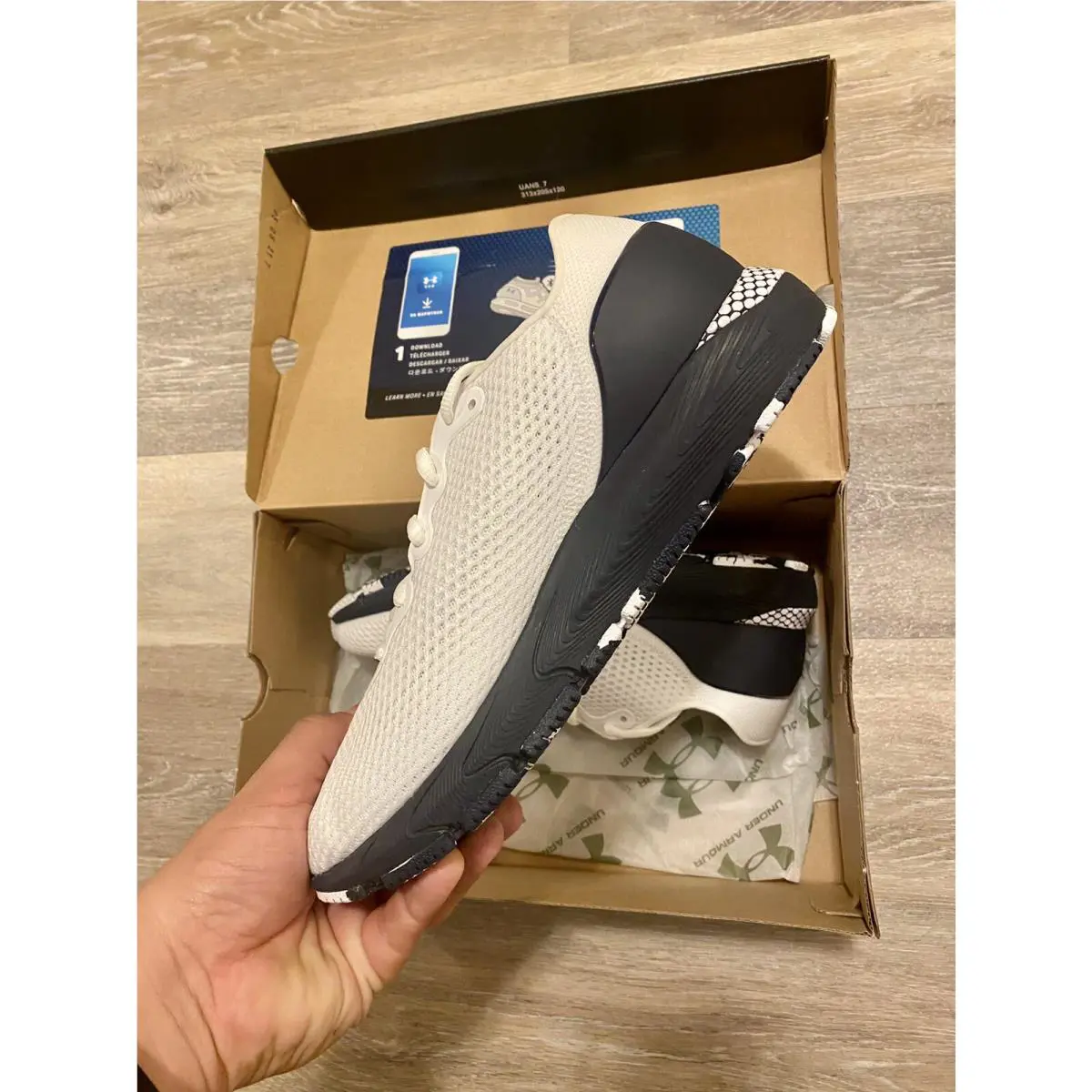 Under Armour shoes - Under armour HOVR Sonic - HOVR Sonic - 3024293-101 - White-Navy (UPC: 195251574186) 3