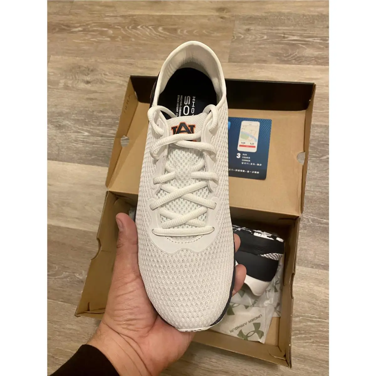 Under Armour shoes - Under armour HOVR Sonic - HOVR Sonic - 3024293-101 - White-Navy (UPC: 195251574186) 4