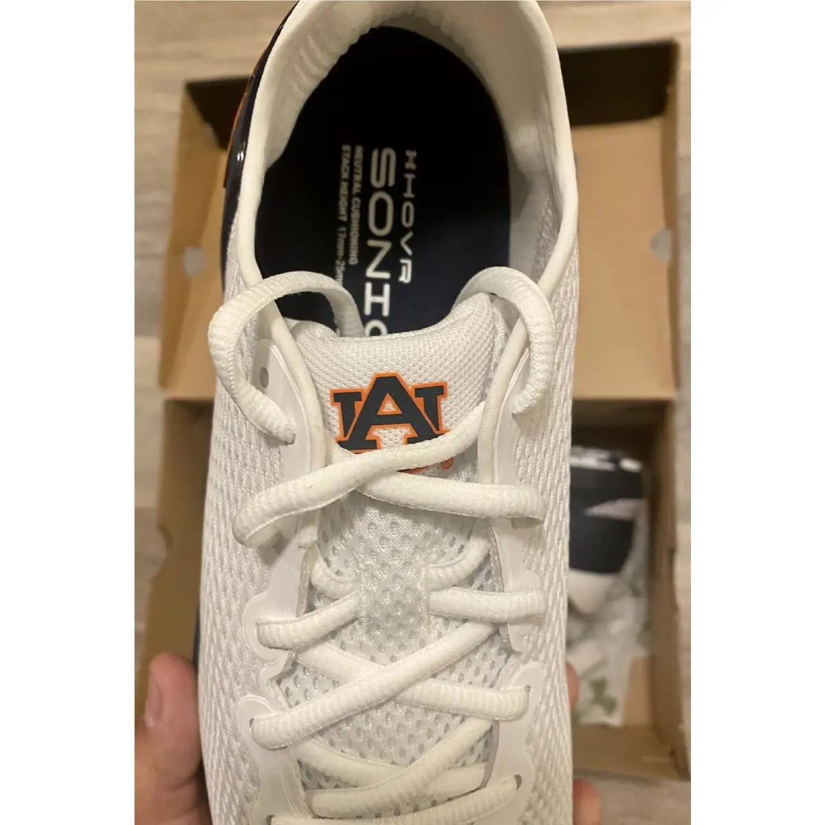 Under Armour shoes - Under armour HOVR Sonic - HOVR Sonic - 3024293-101 - White-Navy (UPC: 195251574186) 6