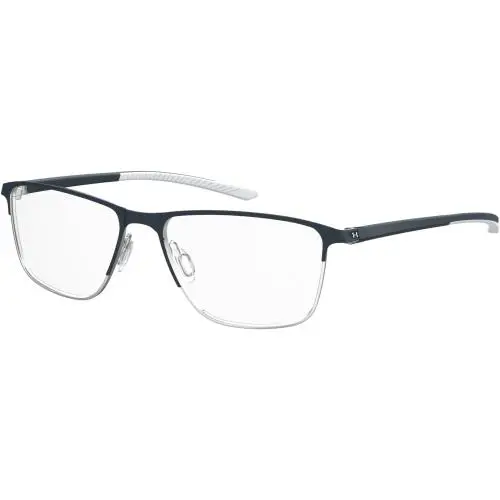 Ua 5004/G 0PJP Blue White Rectangle Men`s Eyeglasses by Under Armour