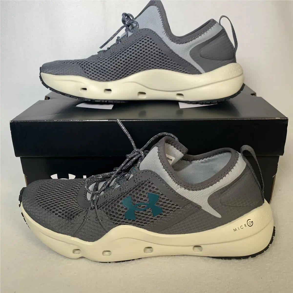 Under Armour shoes - Under Armour Micro G Kilchis - 3023739-100 - Gray 1