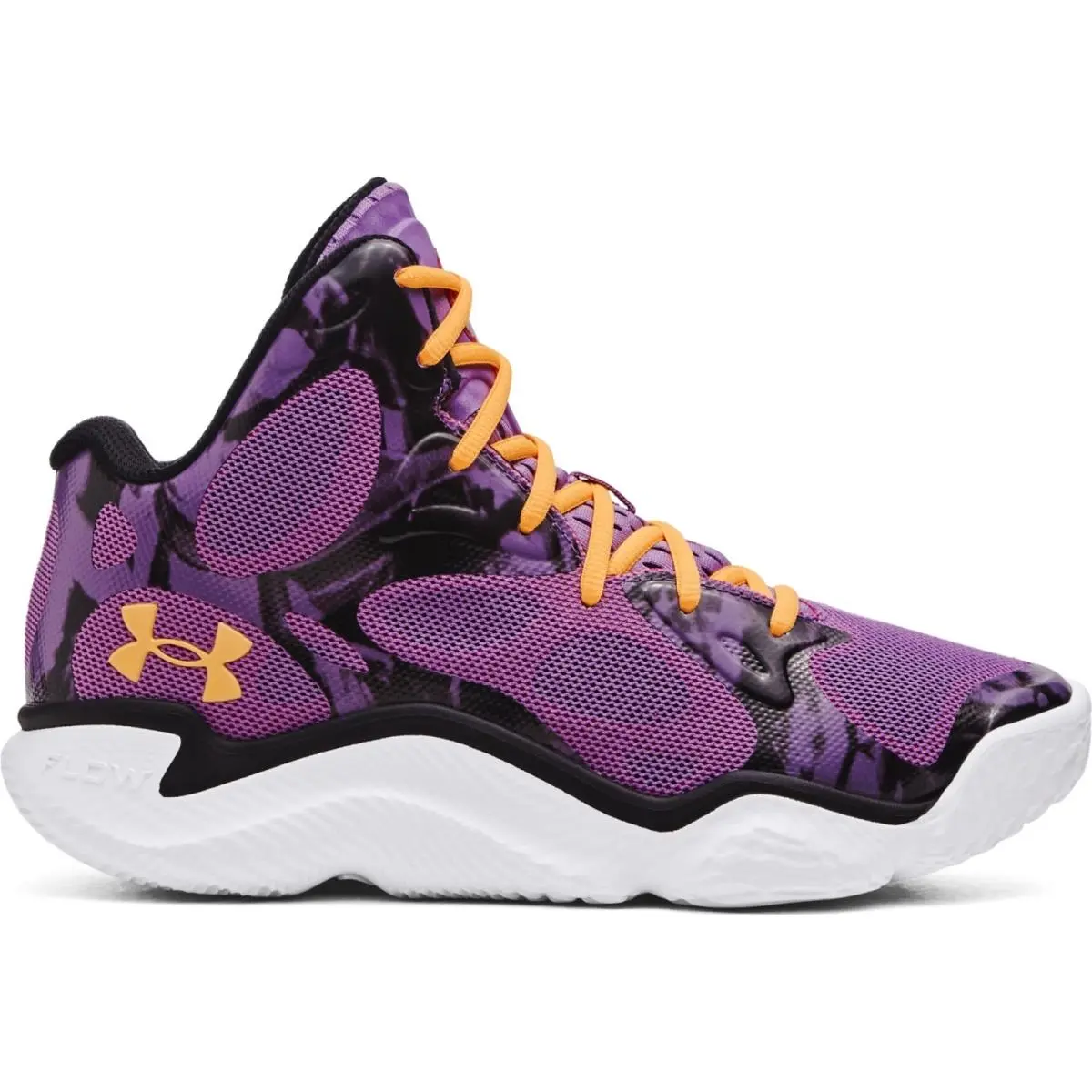 Under Armour Curry Spawn Flotro NM Size 10 Men`s Basketball Shoes Purple/black - Purple