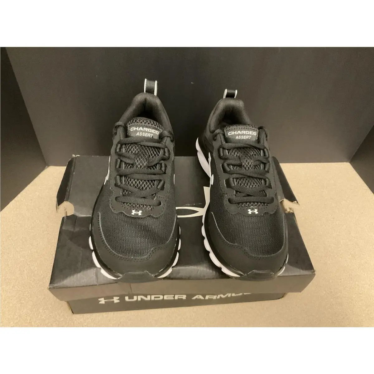 Under Armour shoes - Under Armour Charged Assert 9 - 3024862-001 - Black (UPC: 195250100140) 2