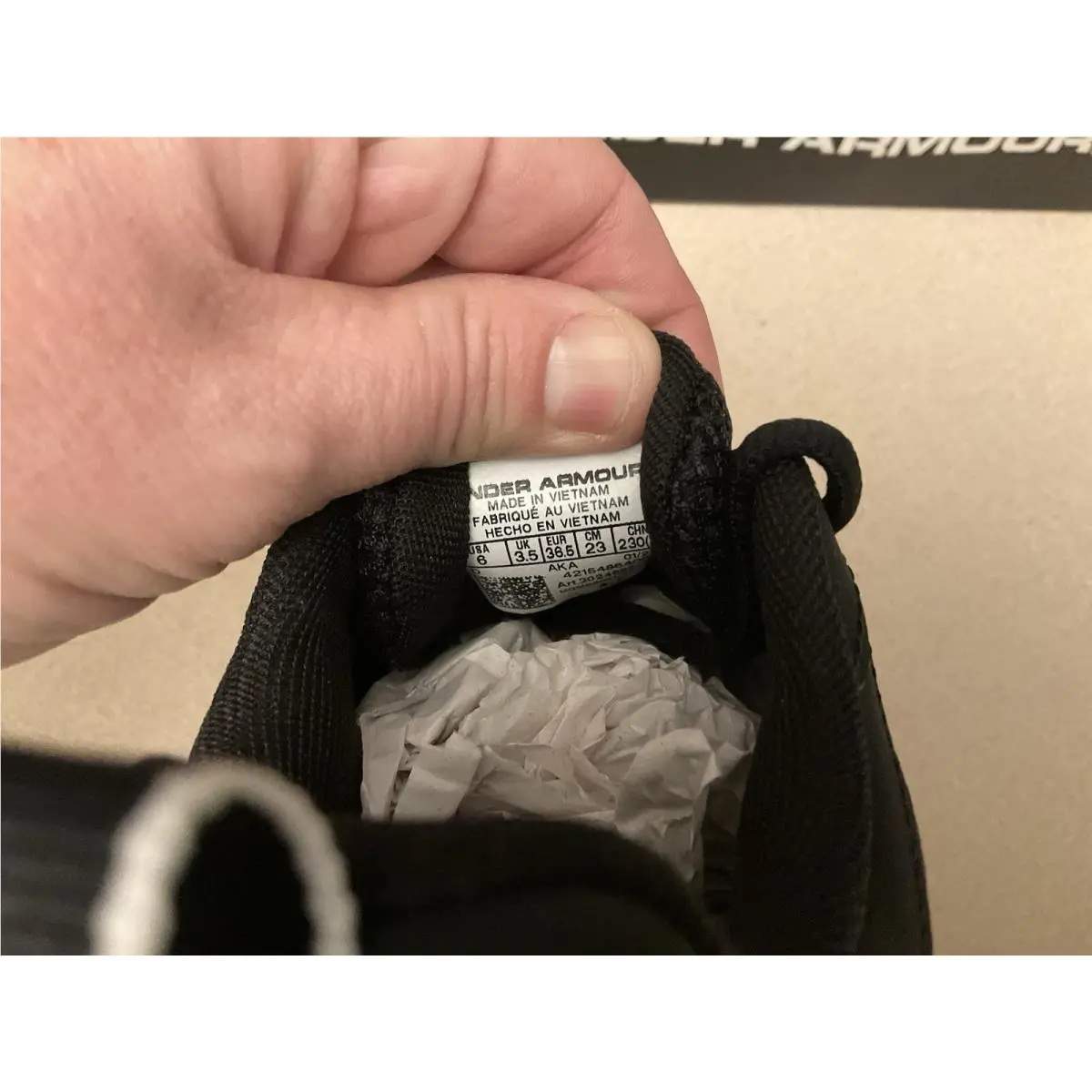 Under Armour shoes - Under Armour Charged Assert 9 - 3024862-001 - Black (UPC: 195250100140) 3