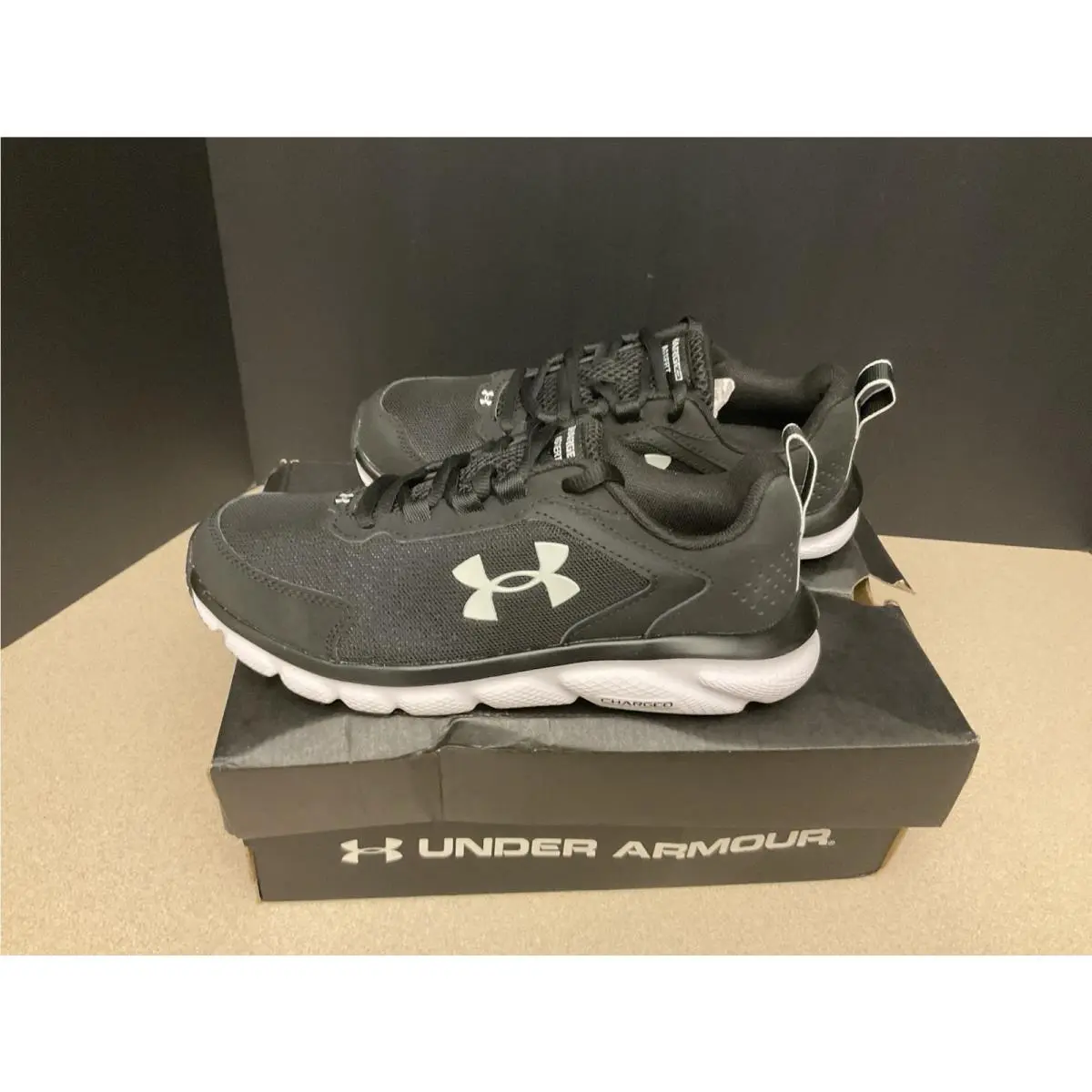 Under Armour shoes - Under Armour Charged Assert 9 - 3024862-001 - Black (UPC: 195250100140) 4