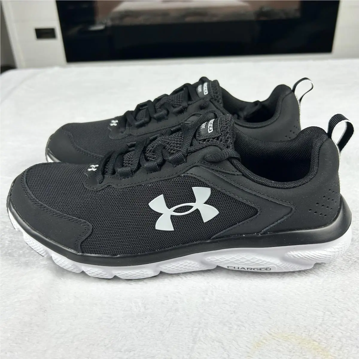 Under Armour shoes - Under Armour Charged Assert 9 - 3024862-001 - Black (UPC: 0195250100171) 1