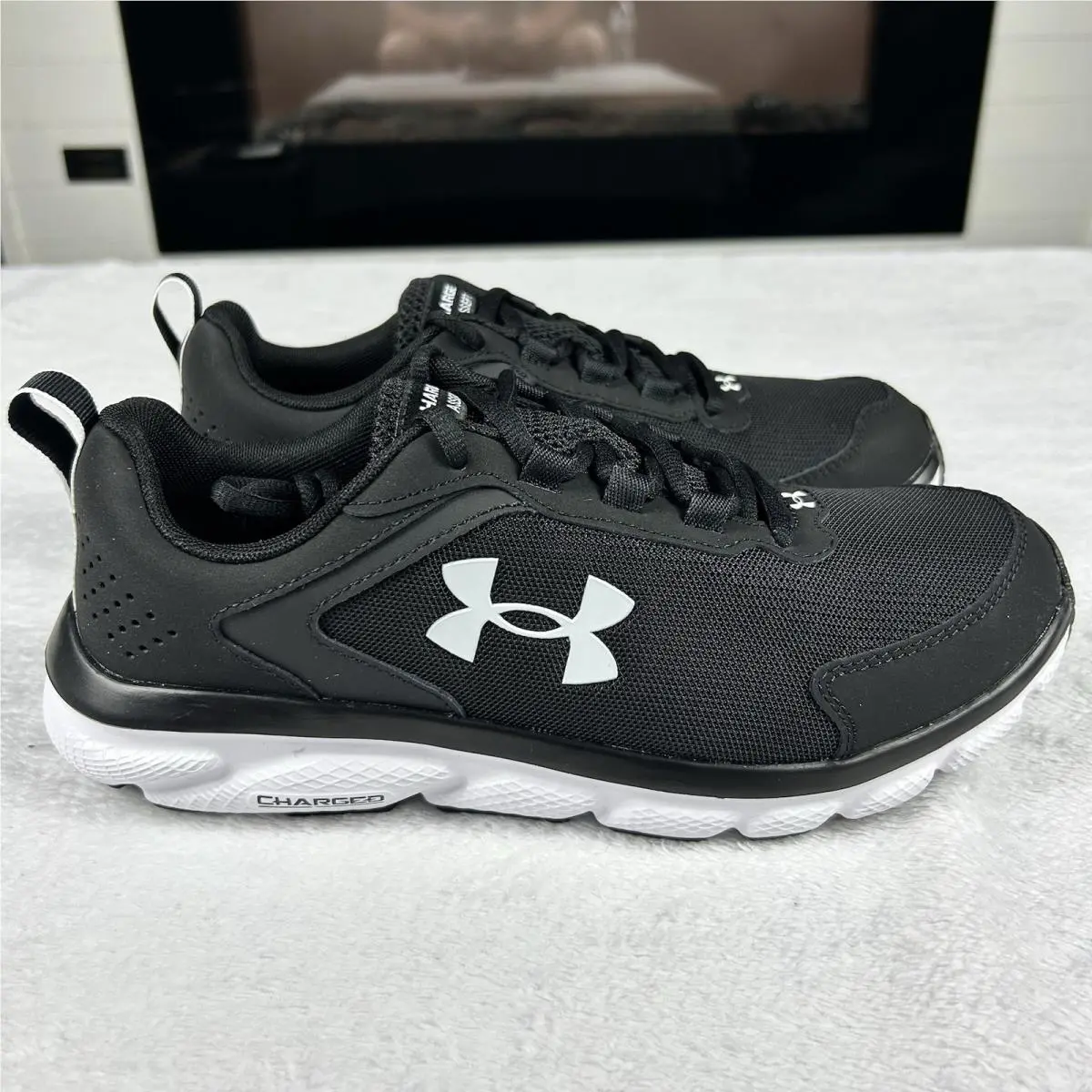 Under Armour shoes - Under Armour Charged Assert 9 - 3024862-001 - Black (UPC: 0195250100171) 6