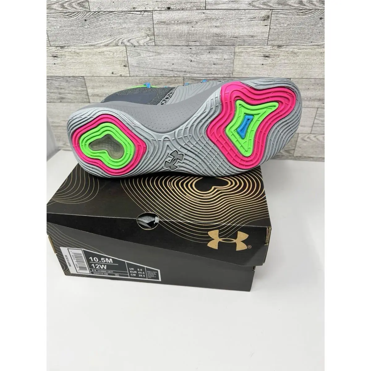 Under Armour shoes - Under Armour Embiid One - Embiid One - NIGHTS - Gray 3