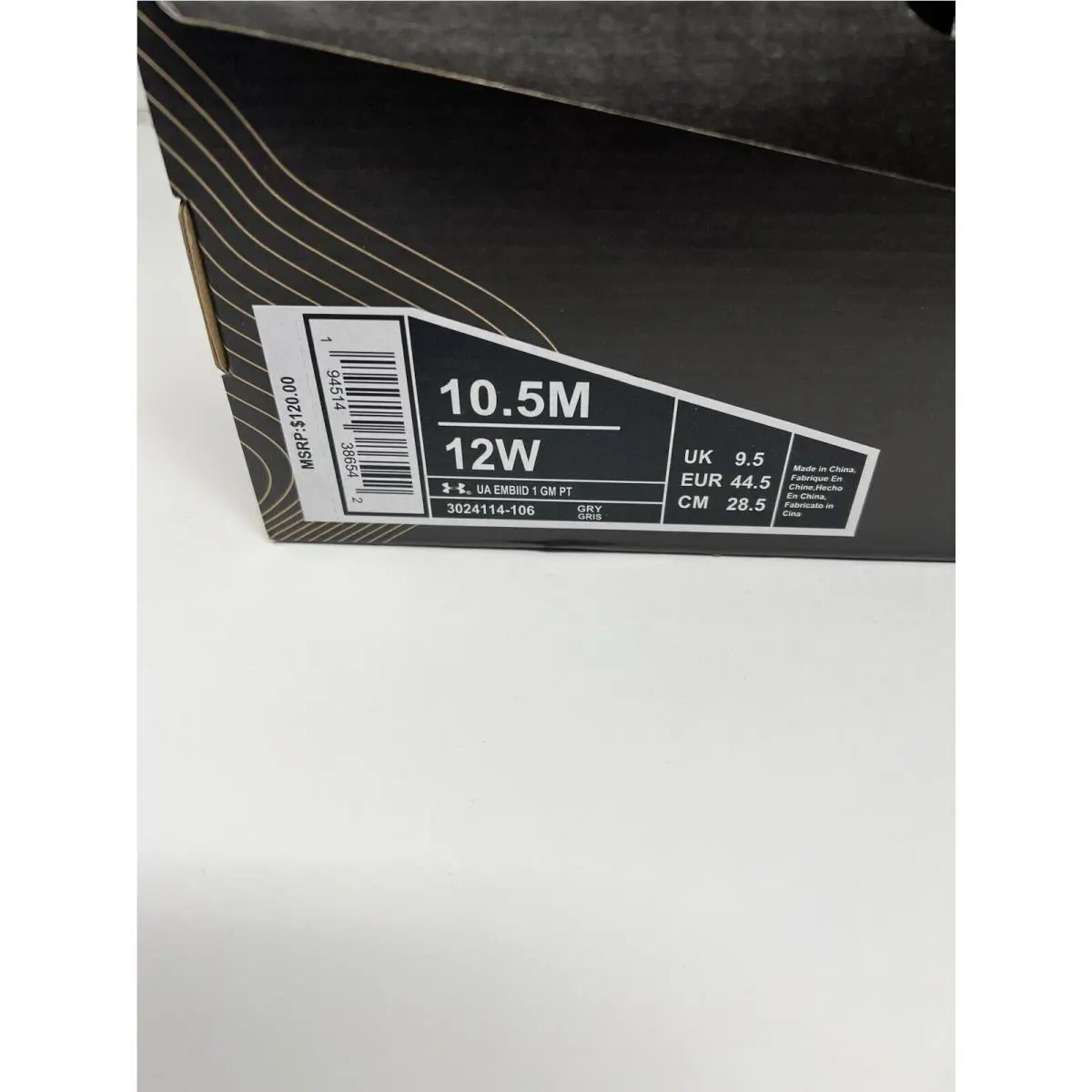 Under Armour shoes - Under Armour Embiid One - Embiid One - NIGHTS - Gray 4