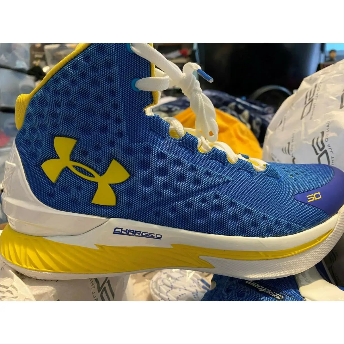 Under Armour shoes - Under armour Curry 1 - Curry - Blue 5