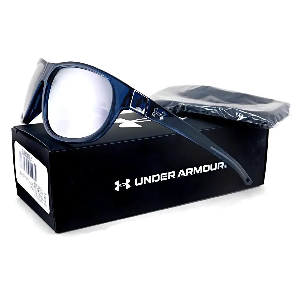 Under Armour Intensity Sunglasses Trans Blue Note / Lilac Mirror Lens - Frame: Trans Blue Note, Lens: Lilac Mirror