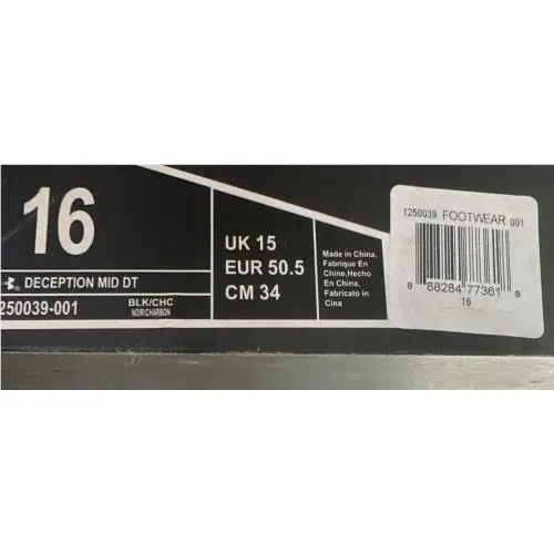 Under Armour shoes - UA Deception Micro DT - Deception Micro - Gray (UPC: 0888284773618) 6