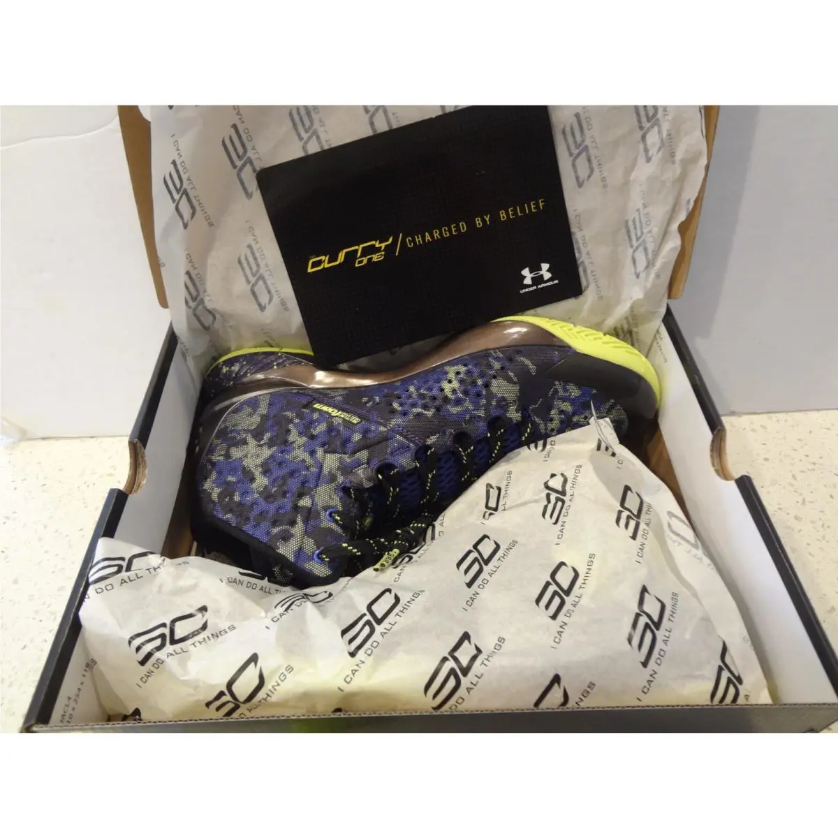 Under Armour shoes - Under Armour Curry 1 - Curry - 1258723-005 - Multicolor 8