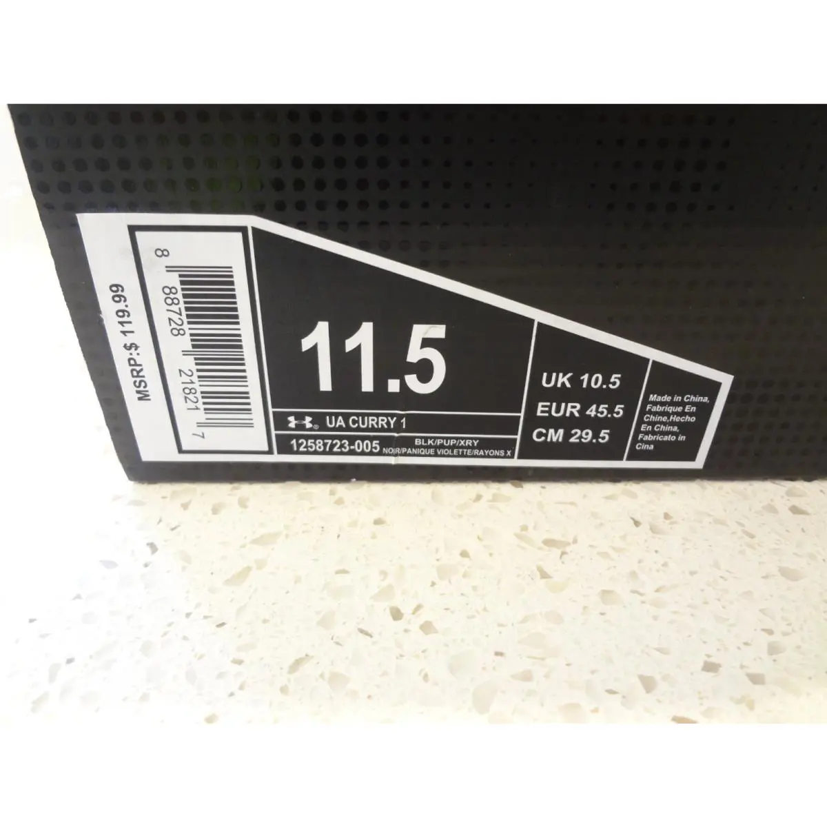 Under Armour shoes - Under Armour Curry 1 - Curry - 1258723-005 - Multicolor 11