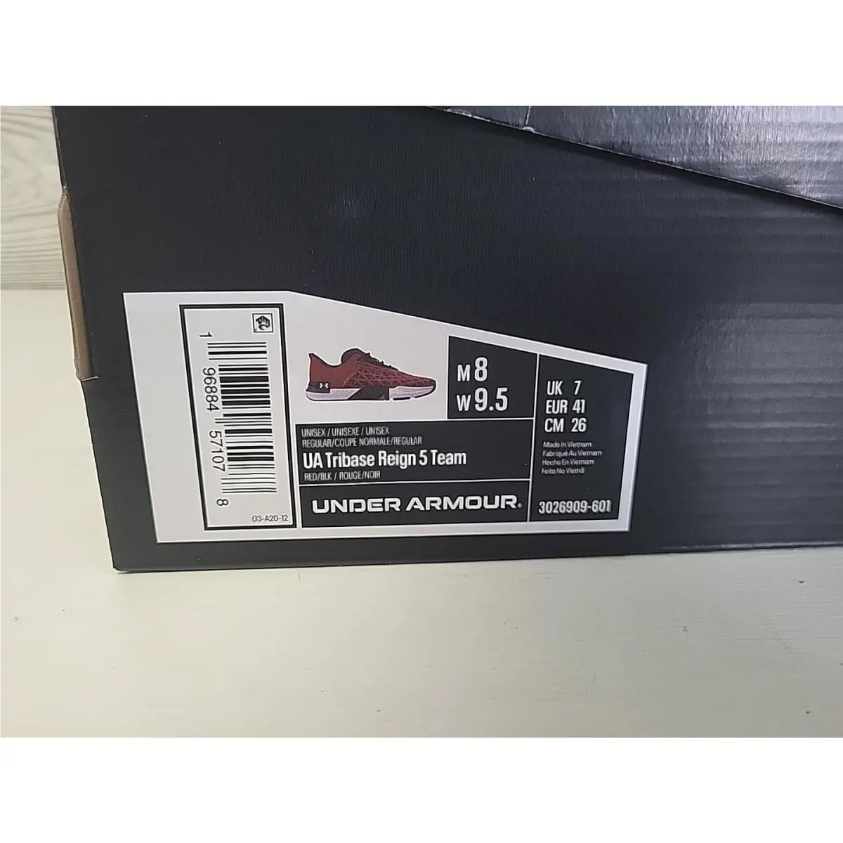 Under Armour shoes - Under Armour TriBase Reign 5 - 3026909-601 - Red, Manufacturer: Chakra/Downpour Grey 7