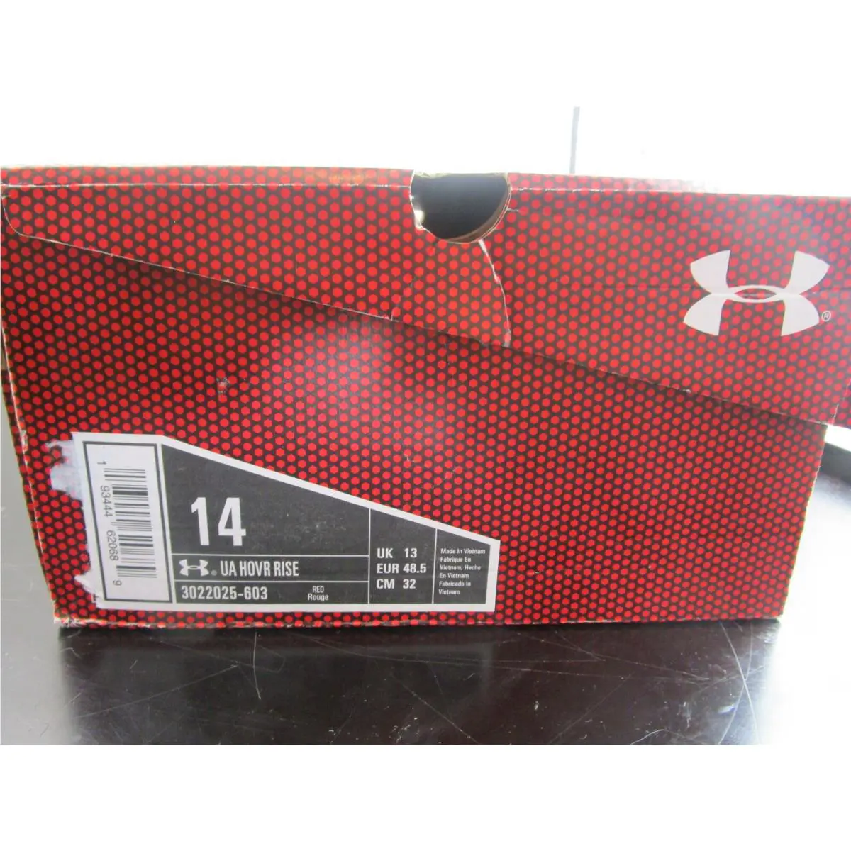 Under Armour shoes - Under Armour Rise - Rise - 3022025-603 - Red (UPC: 193444620405) 10